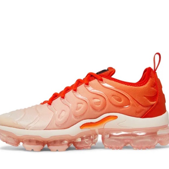 Nike Women's Air VaporMax Plus - Orange and Cream